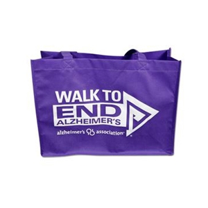 Walk Purple Tote Bag