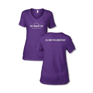 The Longest Day Ladies V-Neck T-Shirt