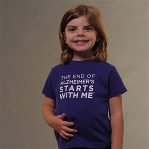 "The End of Alzheimer's Starts With Me" Toddler T-Shirt